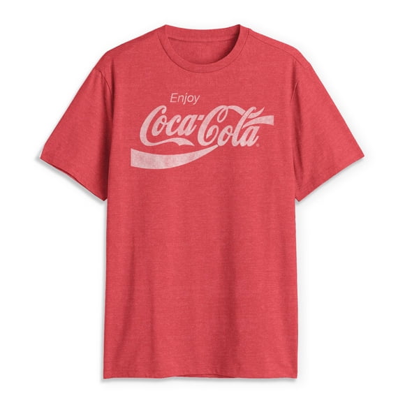 Camisa Coca-Cola Eighties Coke Manga Corta Mediana Roja
