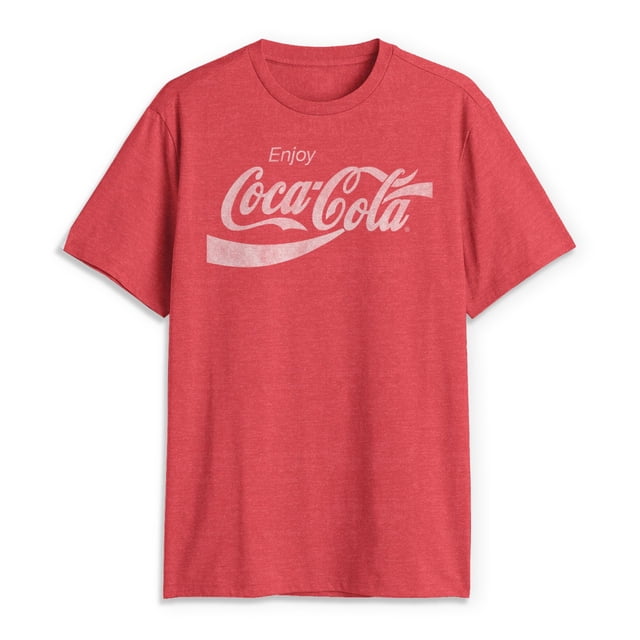 Camisa Coca-Cola Eighties Coke Manga Corta Mediana Roja