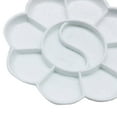 thumbnail image 6 of 5Pcs 10-Well Flower Shape Art Paint Tray Artist Watercolor Plastic Palette Supply, 6 of 6