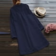 thumbnail image 2 of Robe à Manches Longues pour Femmes Robe Rétro Décontractée à Manches Longues Boutons Hauts Blouse Mini Chemise Robe Longue Décontractée pour Femmes Robe Longue pour Femmes Hauts à Manches Longues Décontractés pour Femmes, 2 of 4