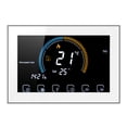 thumbnail image 1 of 95-240V Programmable Thermostat with 5+1+1 Time Zones, Touchscreen LCD Display with Backlight, Water/Gas Boiler Heating, Thermostat Lock Function, 1 of 8