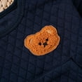 thumbnail image 6 of Ugoldhm Baby's Cute Outfit Set Quilted Embroidered Fleece Lined Top and Pant Thermal 2 Piece Set, 6 of 8