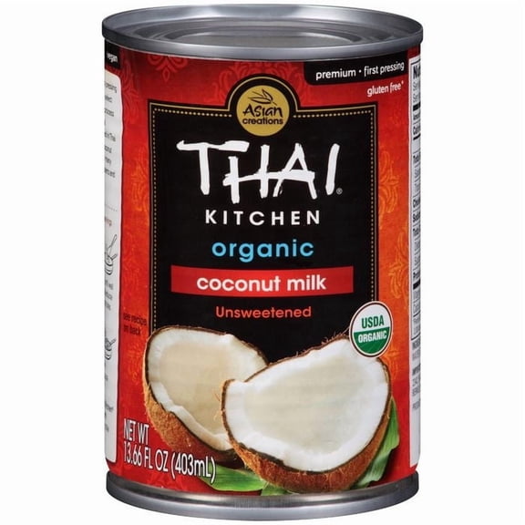 Thai Kitchen Organic Unsweetened Coconut Milk, 13.66 fl oz Can