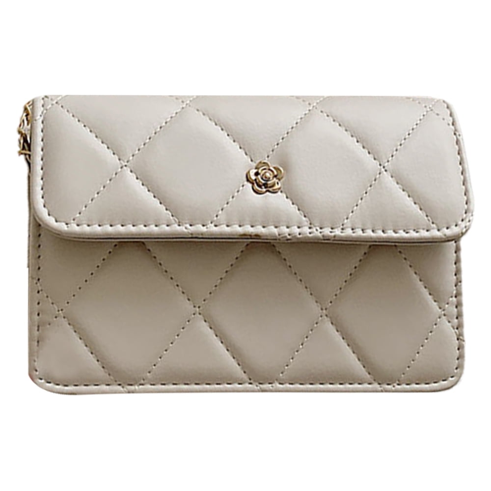 Women Small Handbags PU Leather Shoulder Bag Purse Evening Bag Quilted