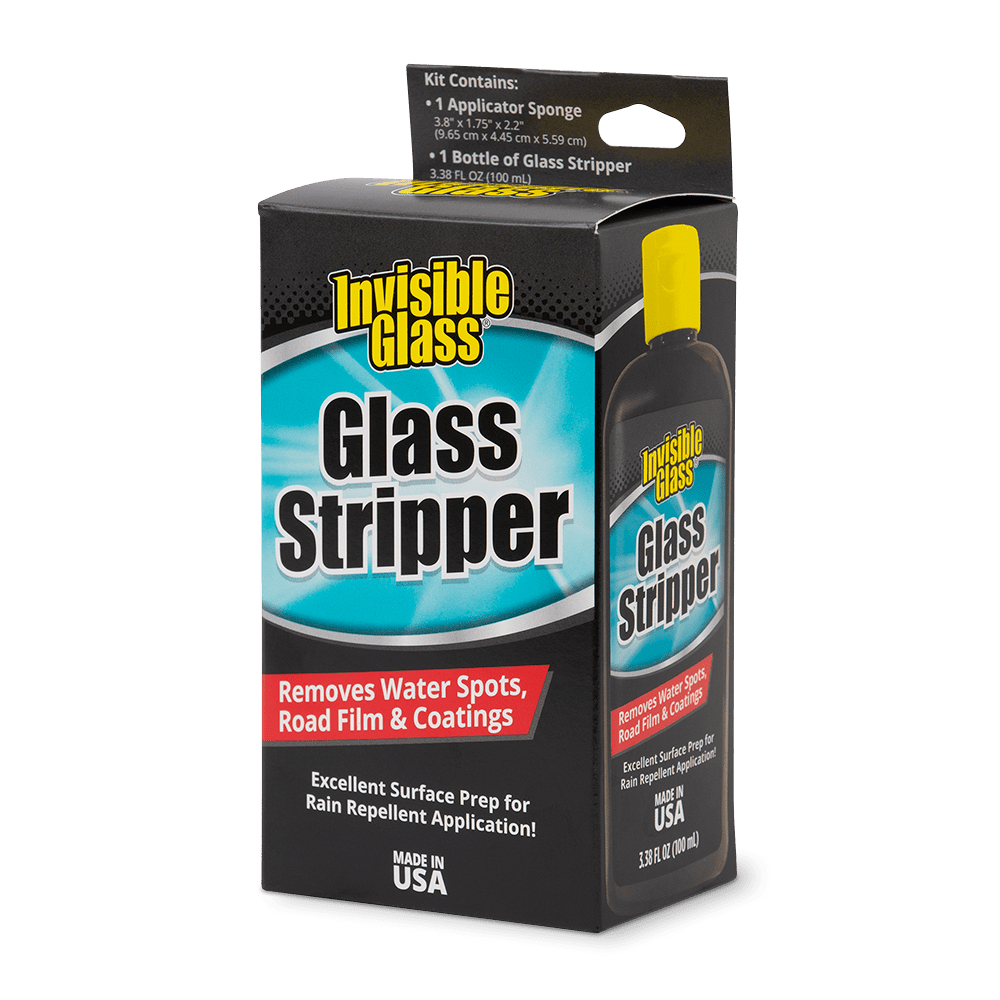 How to remove water spots , build ups and more#InvisibleGlass  #glassstripper 