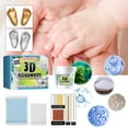 thumbnail image 5 of IBaodan Hand and Foot Plaster Casting Kit for Couples & Family - DIY Memorial Keepsake, Homemade Crafts, 208g with Molding & Cloning Powder - Personalized Home Decor Gift, 5 of 9