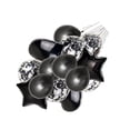 thumbnail image 2 of Advancent 14 unids/set globo de aluminio de estrella de corazón de 18 pulgadas globos de látex de confeti de 12 pulgadas Kits de decoración para fiestas negro, 2 of 6