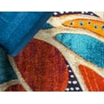 thumbnail image 5 of Unique Loom Crab Positano Rug Rust Red/Beige 4' 1" x 6' 1" Rectangle Geometric Beach/Nautical Perfect For Living Room Bed Room Dining Room Office, 5 of 8