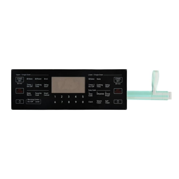 DG96-00559A Range Switch Membrane Touchpad Control Panel - Compatible with Samsung Gas Ranges & Ovens, Replaces NE59M6850SS/AA, NE59M6850SS/AA-00 | Oven Control Replacement Part, Black