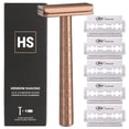 thumbnail image 1 of Maquinilla de afeitar Henson Copper de doble filo de seguridad para hombres y mujeres, 1 of 9