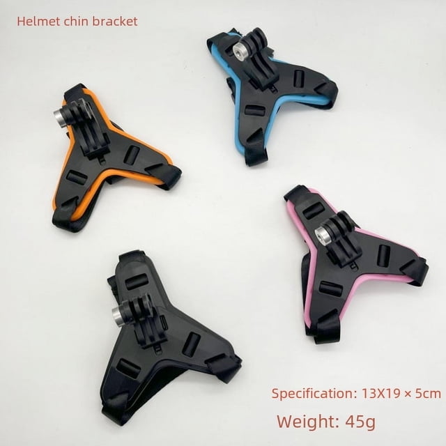 Adecuado para GoPro 12, equipo de conducción, correa de casco de motocicleta, soporte de barbilla, accesorios de cámara deportiva, soporte todoterreno