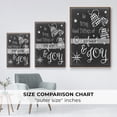 thumbnail image 4 of Comfort and Joy - Framed Gallery Wrapped Holiday Canvas - 25 x 37 - Rosewood Frame, 4 of 8