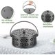 thumbnail image 4 of Retro Portable Iron Mosquito Incense Holder With Handle Round Fireproof Incense Holder(black), 4 of 5