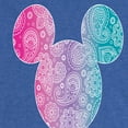 thumbnail image 3 of Mickey & Friends - Paisley Pattern Mickey - Women's Short Sleeve Graphic T-Shirt, 3 of 5