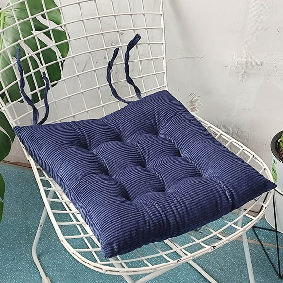 Cameland Corduroy Strap Chair Cushion Cushion Color Chair Cushion Strip Velvet Comfortable Fart Cushion