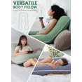 thumbnail image 5 of Pregnancy Pillows, Soft Cotton U Shaped Body Pillow for Sleeping, Maternity Pillow for Pregnant Women, Green, 5 of 6