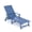 Blue, variant on AwayHome HIPS Outdoor Chaise Lounge with Rolling and Adjustable Backrest, Dark Gray