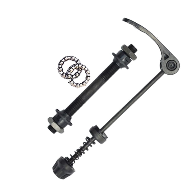 Naiovety Juego de brochetas de liberación rápida para eje de bicicleta Fácil instalación y amplia aplicación garantizada Ciclismo Eje frontal