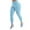 A41 Light Blue, variant on TrendOFT Lifting Leggings for Women Tummy Control High Waisted Workout Gym Seamless Yoga Pants Brick Red L