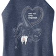 thumbnail image 3 of Disney Villains - Read My Body Language Ursula - Juniors High Neck Tank Top, 3 of 5