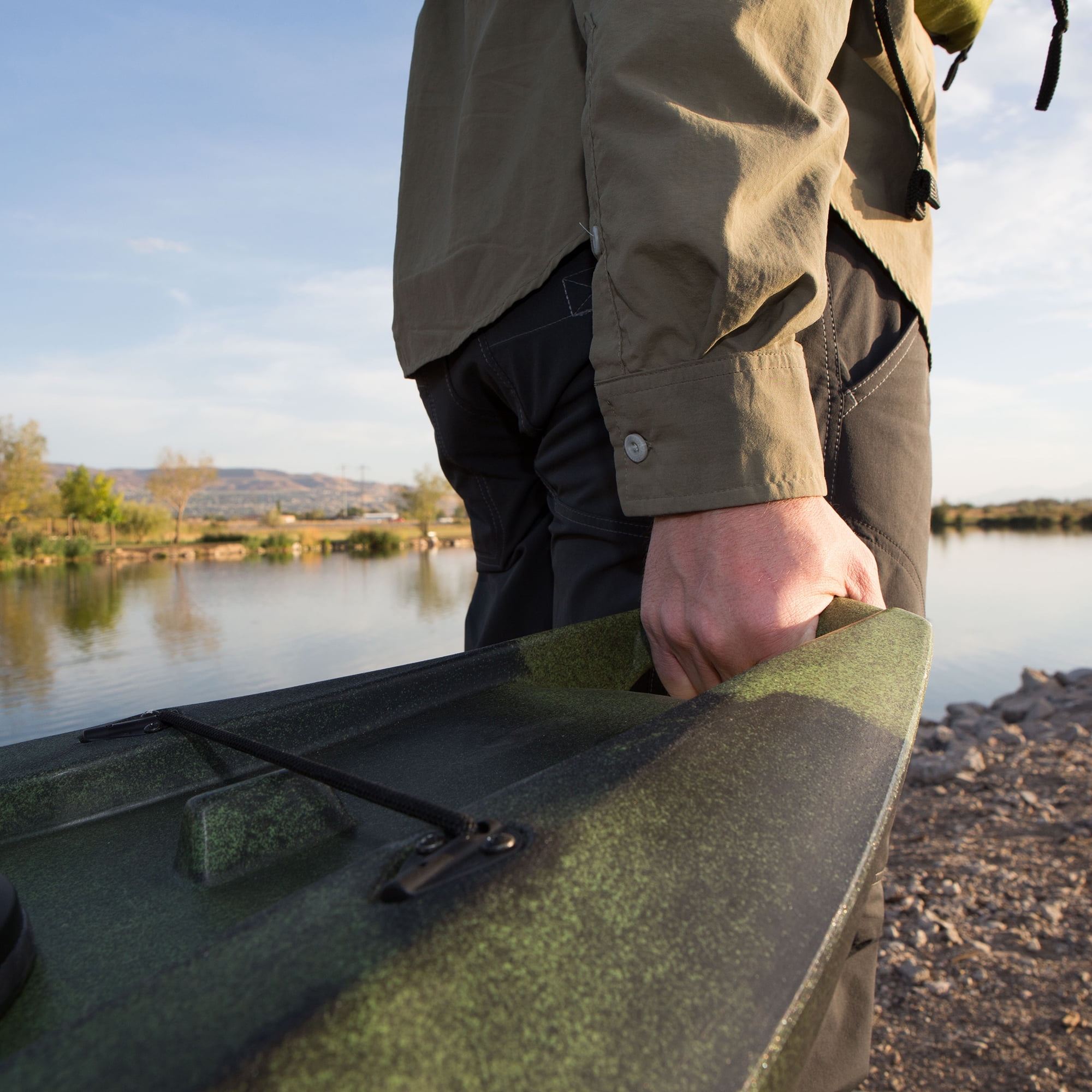 Lifetime Stealth Pro Angler 140 inch Sit-on-Top Fishing Kayak, Gator Camo  (90693) 