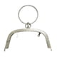 thumbnail image 4 of Bolso de mano con cierre de metal y diseño rectangular de hierro. Plata, 4 of 9