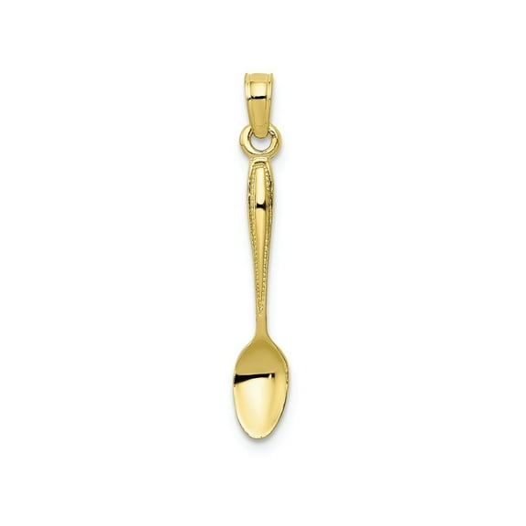 FJC Finejewelers 10k Yellow Gold 3d Table Spoon Charm