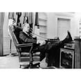 thumbnail image 2 of President Gerald Ford'S First Week In Office. Ford Talks On The Telephone In The Oval Office In The White House. Aug. 18, 2 of 2