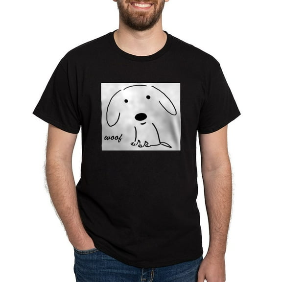 CafePress - Little Woof Light T Shirt - Men's Classic Graphic Cotton T-Shirt