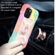 thumbnail image 5 of Compatible con funda para iPhone 12/12 Pro de 6,1 pulgadas con soporte de anillo giratorio de 360 ​​grados, protección contra caídas de grado militar, funda resistente y resistente, protección 3, 5 of 5