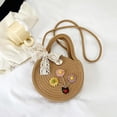 thumbnail image 4 of LinYooLi Handmade Woven Bag Fashion Straw Crossbody Women Travel Beach Bag, 4 of 9