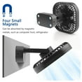 thumbnail image 5 of Mini Ventilador USB Recargable de Escritorio con Temporizador Ventilador Silencioso PortáTil Plegable de 3 Velocidades y 7 Hojas para Oficina Camping Al Aire Libre, 5 of 5