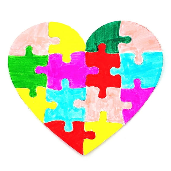 Valentine's Day Love puzzle Metal Cutting Dies Stencil DIY Scrapbooking Album S