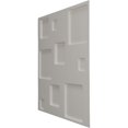 thumbnail image 4 of Ekena Millwork 19 5/8"W x 19 5/8"H Devon EnduraWall Decorative 3D Wall Panel, Universal Metallic Carbon Mist (12-Pack for 32.04 Sq. Ft.), 4 of 6