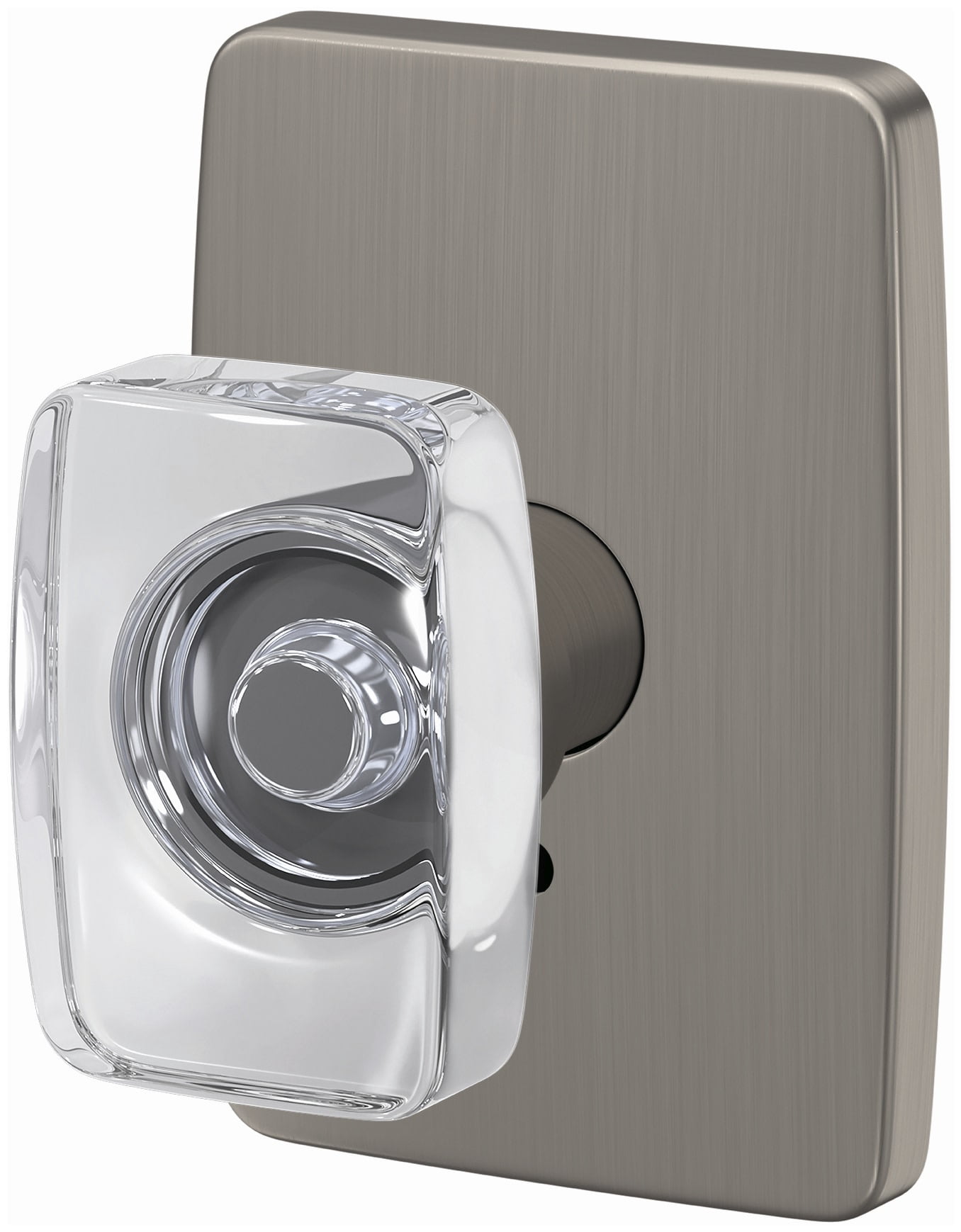 Schlage FC172CAN619GEE Custom Caine Non-Turning Two-Sided Dummy Door Knob Set - Nickel