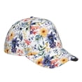 thumbnail image 4 of Xecao Lilies Flowers for Baseball Cap: Unisex, crafted from classic polyester twill fabric, featuring a soft unconstructed design, 4 of 9