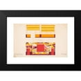 thumbnail image 2 of Winold Reiss 18x13 Black Modern Framed Museum Art Print Titled - Drawings for Proposed Decorations of Mike Lyman's Restaurant, 424 W. Sixth St., Los Angeles, Ca.) (Drawing #7, Playroom Eleva, 2 of 5
