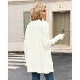 thumbnail image 3 of MISFAY Women's Cardigans Long Sleeve with Pockets - Open Front Lightweight Cardigan, 3 of 5