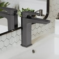 thumbnail image 5 of Voltaire Single Hole, Single-Handle, Bathroom Faucet in Gunmetal Grey, 5 of 12