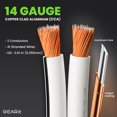 thumbnail image 3 of Cable para bocinas GEARit calibre 14, 15,24 m, CCA, 50 pies, flexible, 3 of 8