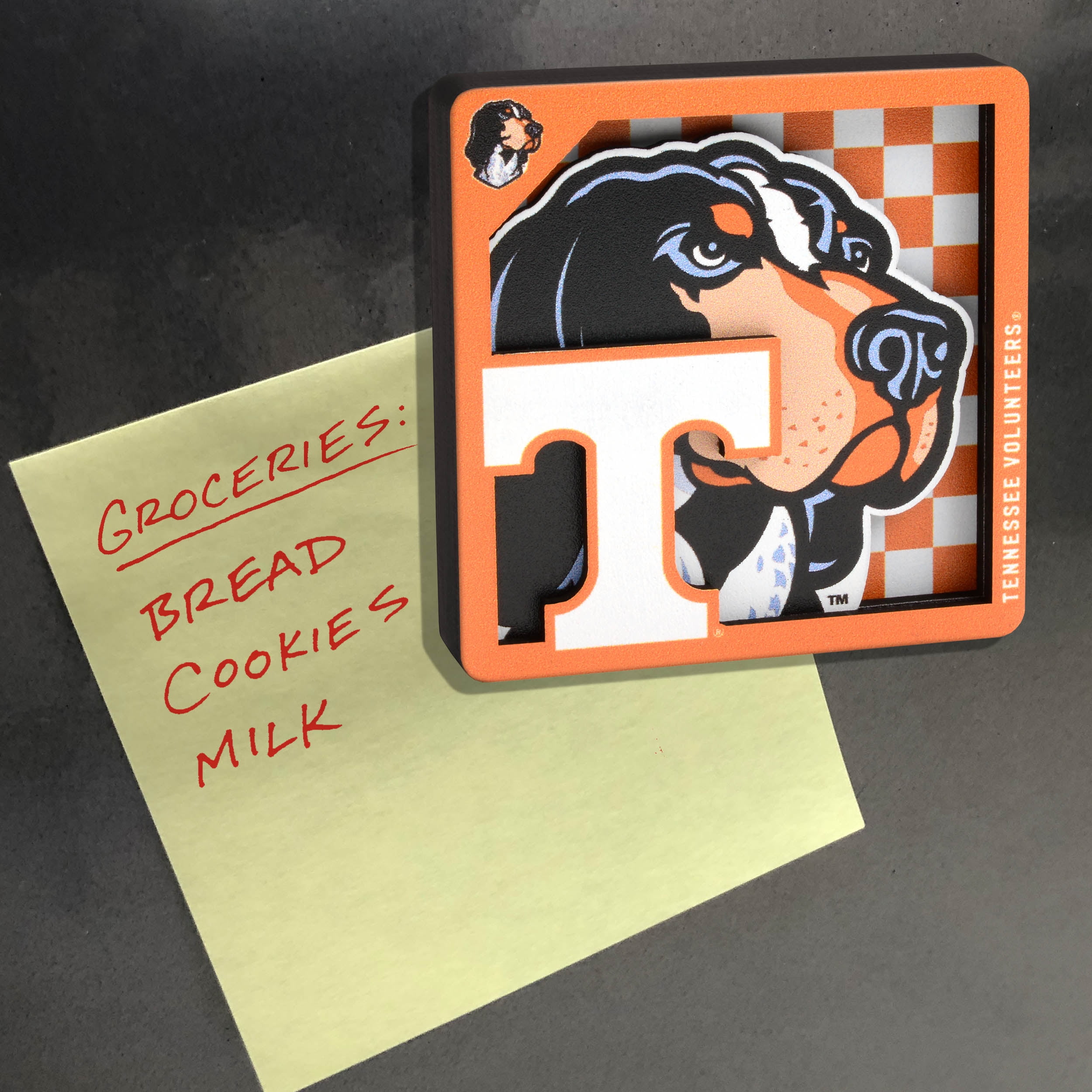 YouTheFan NCAA Tennessee Volunteers 3D Logo Series Magnet