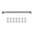 Black, variant on Gold Adjustable Cafe Curtain Rod with Rings, Fits 28-48 Inch Kitchen Windows, Small Decorative Curtain Rod for Bathroom, French Door & Bedroom(1 Pack)