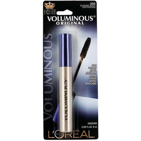 L'Oreal Paris Voluminous Original Crown Jewel Mascara - Blackest Black 310