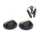 thumbnail image 1 of Kit Barras Giratorias para Flexiones, Push Up y Cuerda para Saltar Match & Enjoy  Kit de Barras Giratorias para Push Up y Cuerda para Saltar Verde, 1 of 8