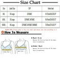 thumbnail image 3 of LLYWEY Womens Bras Womens Bras Plus Size Ladies T-Shirt Bra Style-1055 Women Seamless Bra Feature Adult Female Lace Sports Bras White 46B, 3 of 7