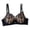Black, variant on Full Lace Sexy Fashion Lingerie Large Size Bra Removable Double Shoulder Straps Back Double Buckle Bra (Black, 70C)