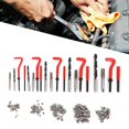 thumbnail image 3 of Cergrey Thread Repair Kit,131Pcs Thread Repair Tool Tap Die Kit Combination Remove Broken Screws Bolts, Thread Repair Drill, 3 of 8