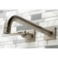 thumbnail image 3 of Kingston Brass KS6058ML Milano Two-Handle Wall Mount Roman Tub Faucet, Brushed Nickel, 3 of 7