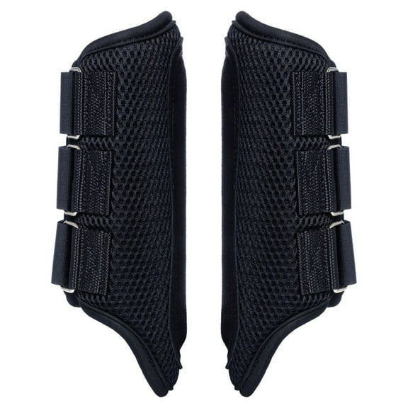 Dura-Tech Air-Mesh Horse Splint Boots | Breathable Comfort | Black | Large