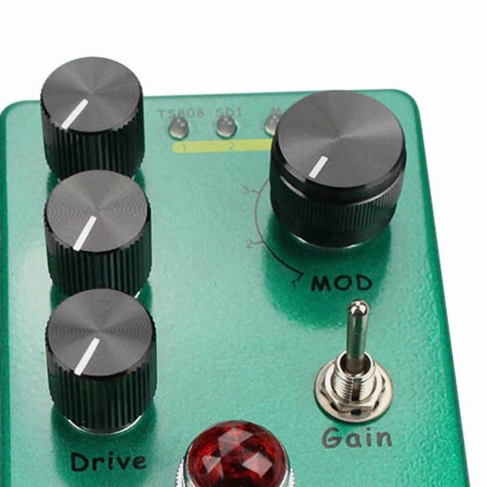 CEORPER Guitar Effects Fuzz Distortion Electric Guitar Effect 4 Selector Button